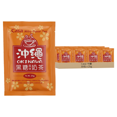 Casa 卡薩 沖繩黑糖風味奶茶, 25g, 30包, 1盒
