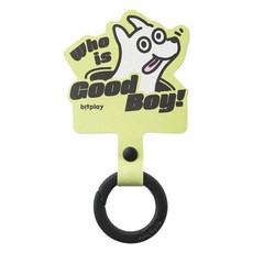 bitplay 造型通用墊片, 友善狗 黃色, 1個