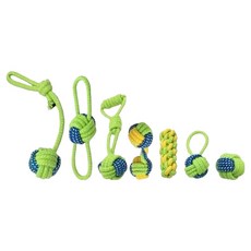 寵物夢工廠 棉繩球玩具7件組, 顏色隨機, 1組