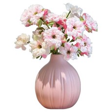 Floral M 花藝 仿真花 夏日浪漫洛可可薔薇花禮, 粉色, 1個