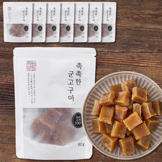 매홍 국내산 촉촉한 군고구마 말랭이, 60g, 8봉