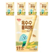 베베당 옥수수 롱떡뻥, 오리지널, 30g, 5개