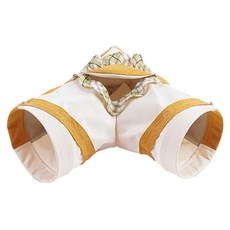 랜보어 소동물 모서리 해먹터널 S, 옐로우, 1개