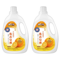 AKIRA 御衣坊 天然橘油洗衣皂液, 2L, 2瓶