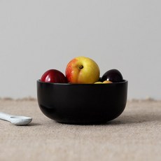 보울보울 국산 레트로라인 대접, 미드나잇블랙, 1개