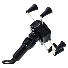 六爪可充電機車手機架, 黑色, ZF747