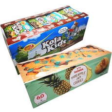 Win2 巧克力餅乾&鳳梨果醬餅乾組, 2種餅乾, 1組