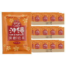 Casa 卡薩 沖繩黑糖風味奶茶, 25g, 30包, 3盒