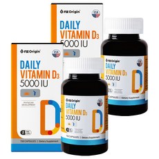 엔젯오리진 데일리 비타민D3 5000IU, 150정, 2개
