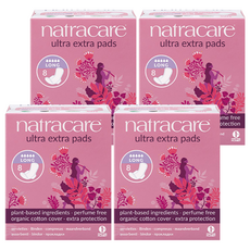 natracare 英國奈卡 倍安護翼衛生棉, 8片, 4盒, L(31.5cm)