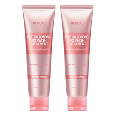 KUNDAL 昆黛爾 蛋白質受損護免洗理髮膜 依蘭花香, 2個, 130ml