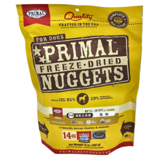 PRIMAL 派莫 原獵生食凍乾主食磚 犬用 美國製造, 兔肉, 396g, 1包