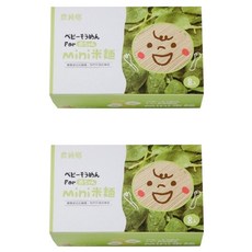 農純鄉 mini米麵 無鹽菠菜 6個月以上 8包, 320g, 2盒