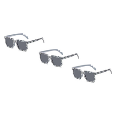 하루재 스페셜 파티안경, 그레이깅엄체크, 3개