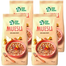 ONEDAYMORE 果乾燕麥片, 700g, 4包
