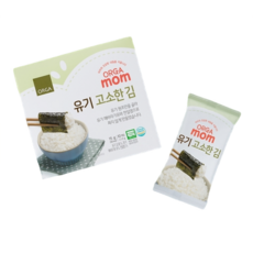 ORGAORGA WHOLE FOODS 孩童無調味海苔, 1.5g, 10包