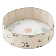 MH家居 笑臉兒童球池 附地墊, 卡其色, 1套