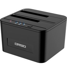 DRGO USB3.0 2BAY 雙硬碟擴充座 16TB, DRGO-HD2BU3, 1個