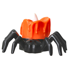 氛圍布置LED蜘蛛小夜燈 萬聖節裝飾氣氛燈, 3個