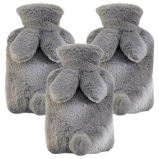 생활애찬 토끼 보온 물주머니 찜질 핫팩 멜란지 1000ml, 3세트