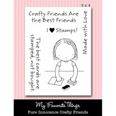 한가람아트타운 클리어스탬프 Pure Innocence Crafty Friends, 1개