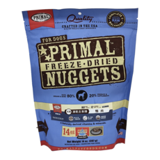 PRIMAL 派莫 原獵生食凍乾主食磚 犬用, 鴨肉, 396g, 1包