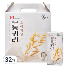 삼육네이처세븐 통귀리 오리지널 두유, 32개, 190ml