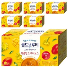 담터 콜드브루티 애플망고 루이보스, 20개입, 6개, 1.5g