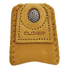 Clover 可樂牌 皮指套 日本製造 CL57-344, 咖色, 1個