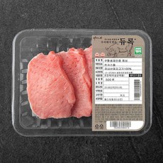 파머스팩 듀록 한돈 무항생제 인증 등심 돈까스용 (냉장), 500g, 1개