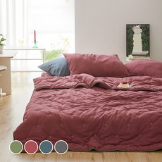 Arpeggio Basic 刺繡柔棉薄被, 薄被, 磚紅色