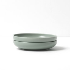 BOWLBOWL 素色復古甜點碗, 綠茶拿鐵, 2件