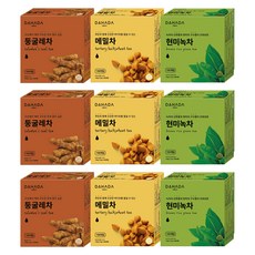 다하다 현미녹차 둥굴레차 메밀차 3종 300티백 세트, 3세트