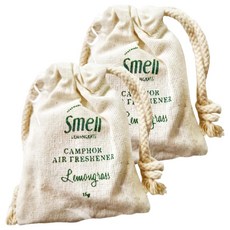 Smell 樟腦香氛磚 - 泰國製造 萊姆香味 空氣清新劑, 檸檬草, 15g, 2個