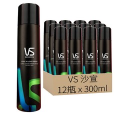 VS 沙宣 台灣公司貨 Lock N Load 強力定型噴霧, 12瓶, 300ml