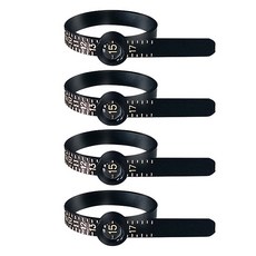 Bellian 手指戒圍測量器 黑色, 11cm, 4個