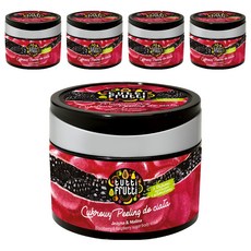 파모나 블랙베리 & 라즈베리 슈가 바디 스크럽, 300g, 5개