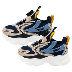 Swift 兒童款旋鈕運動鞋 咖啡色 240mm 男女童通用