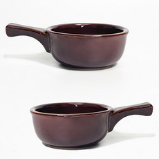 HORECA 復古手柄洋蔥湯千層麵碗, 棕色, 2個