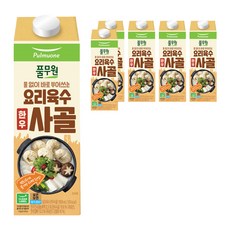 풀무원 요리육수 사골, 1L, 6개