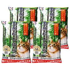 IRIS OHYAMA 愛麗思歐雅瑪 天然松木貓砂 YNMC50, 5L, 4袋, 無香