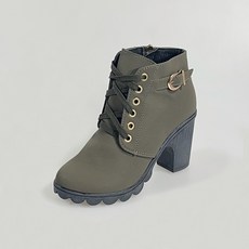 슈즈앤 폭스나인 여성용 원 벨트 통굽 워커 sn967