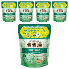 바스크린 키키유 마그네슘 탄산입욕제 카보스향, 360g, 5개