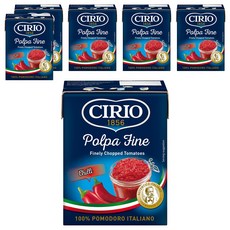 CIRIO 切丁番茄辣椒, 6個, 390g