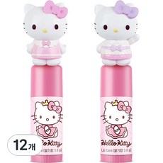 아텍스 헬로키티 립케어 세트, 딸기향, 3.8g, 12개