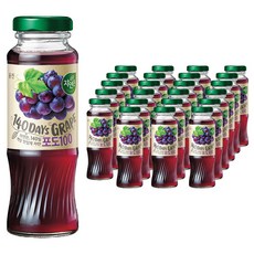 자연은 140일 포도주스, 180ml, 24개