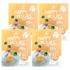 大地之愛 HAPPY HOURS 寶寶粥 Set 2包入, 黃金咕咕雞, 6個月以上寶寶適用, 300g, 4盒
