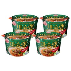 오뚜기 마슐랭 마라샹궈 용기 120g, 4개
