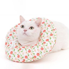 寵物頸墊頸圈FYQ006白櫻桃XS, 1個