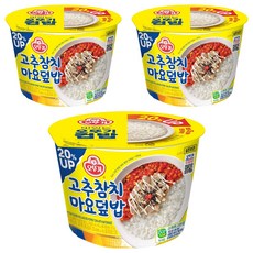 OTTOGI 不倒翁 杯飯 辣椒鮪魚美乃滋蓋飯, 280.5g, 3個